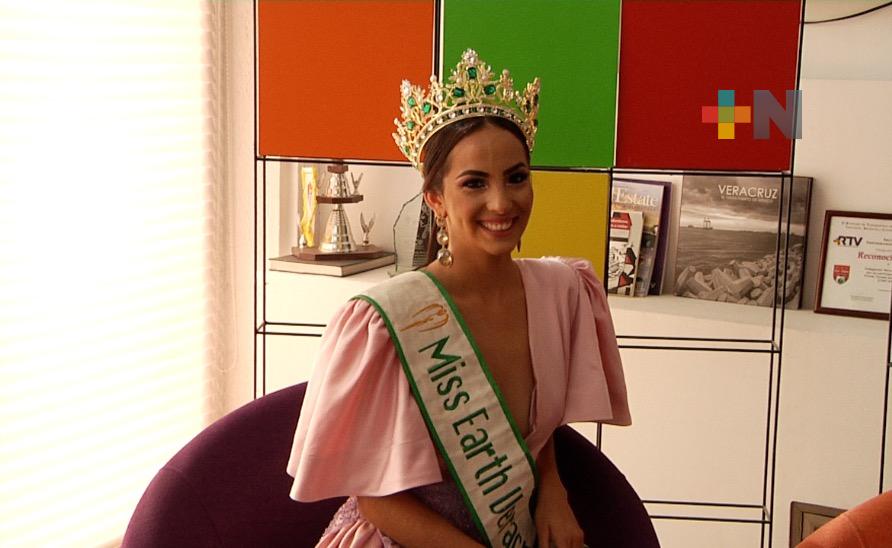 Naomy Cámara se prepara para representar a Veracruz en Miss Earth a nivel nacional
