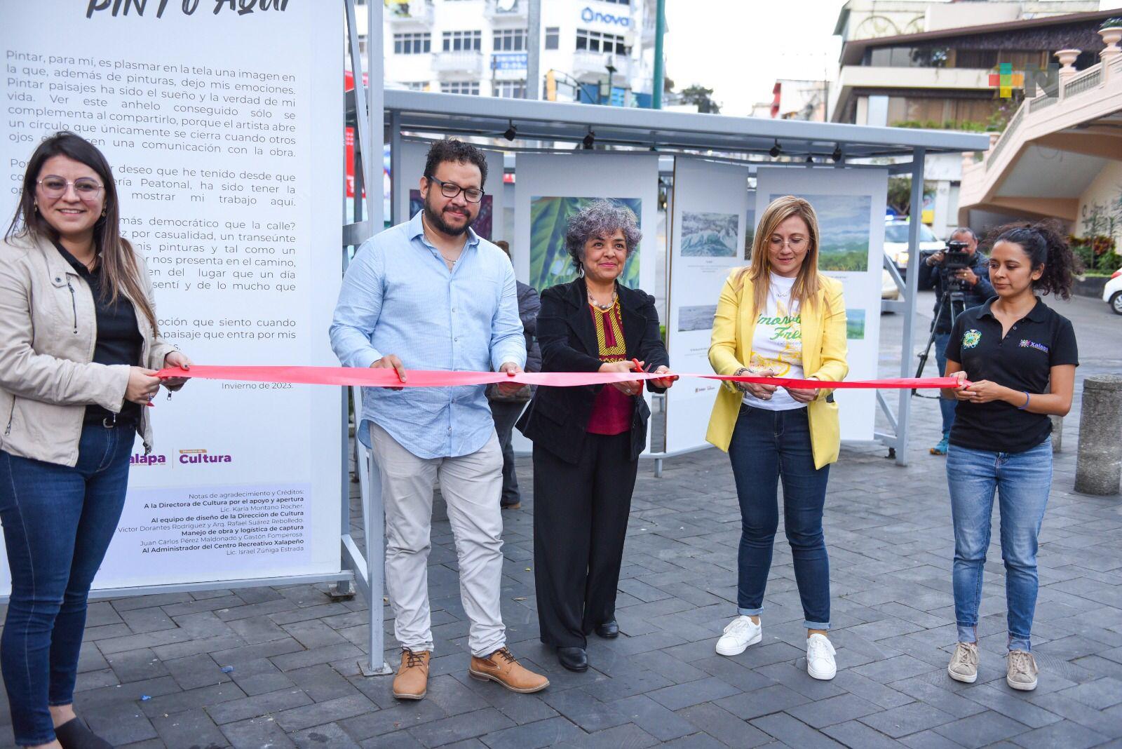 Inauguran exposición de Renatta Vega Arias