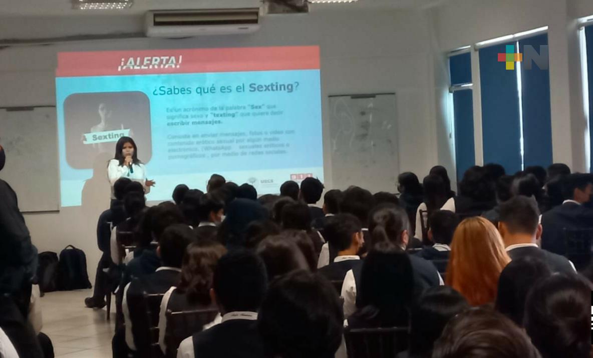 Capacita UECS a estudiantes para prevenir  engaño telefónico y extorsión