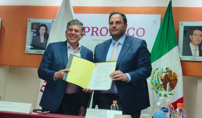 Profeco y Canirac firman convenio de colaboración a favor de los consumidores