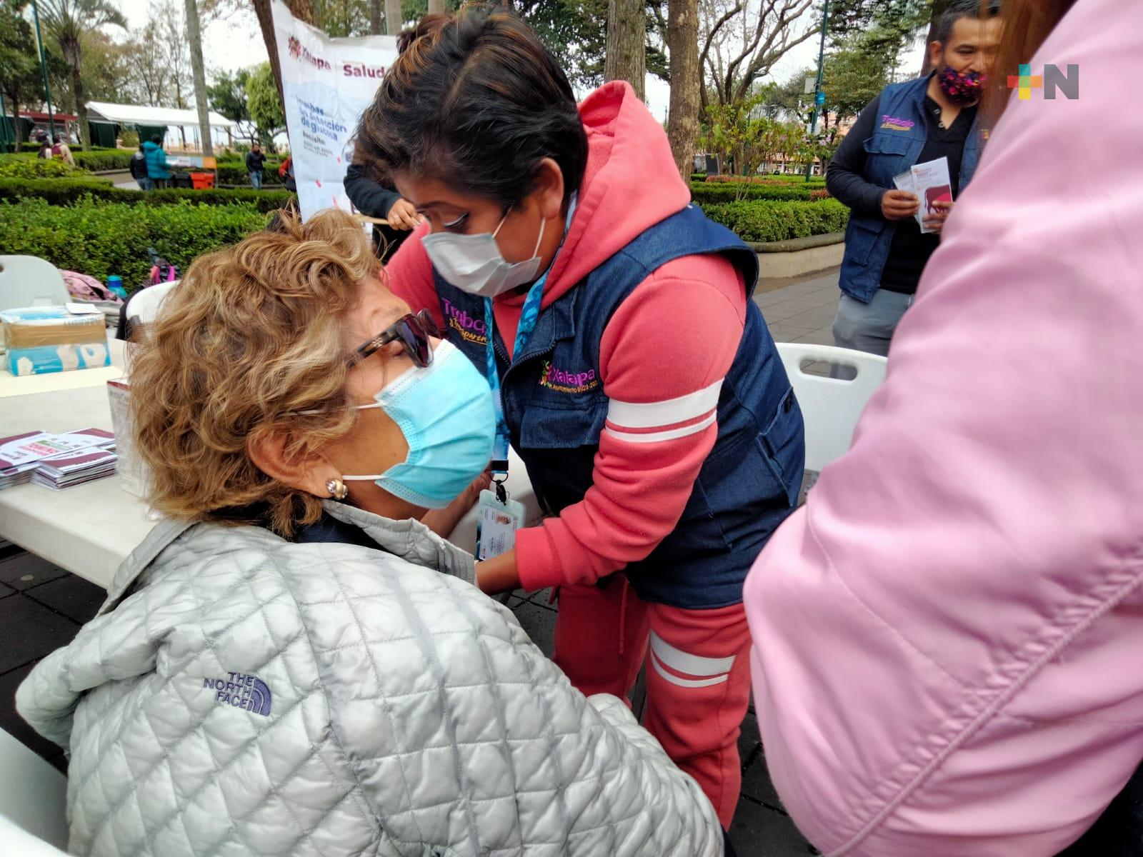 Ayuntamiento de Xalapa realiza pruebas gratuitas de glucosa