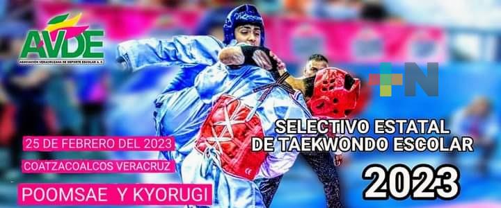 Este fin de semana el Selectivo Estatal de Taekwondo Escolar
