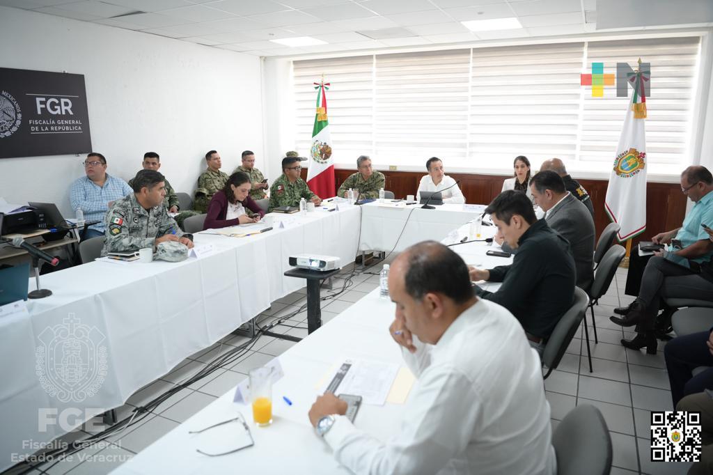 Mesa de Coesconpaz sesionó en instalaciones de FGR, en Veracruz puerto