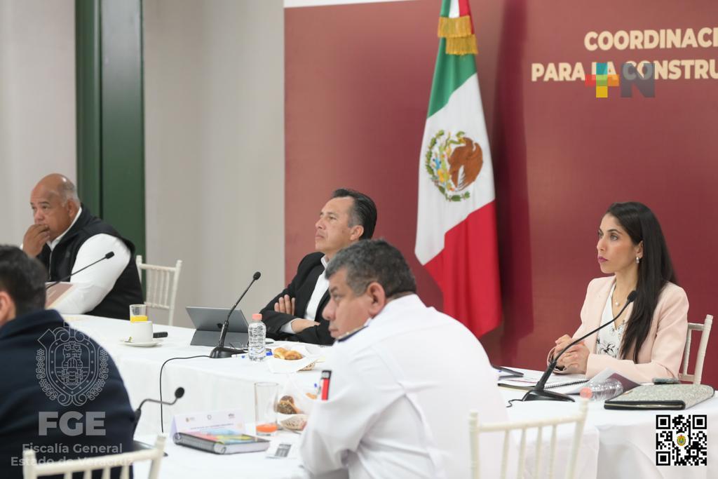 Encabeza Cuitláhuac García la Mesa de Coesconpaz, en Emiliano Zapata