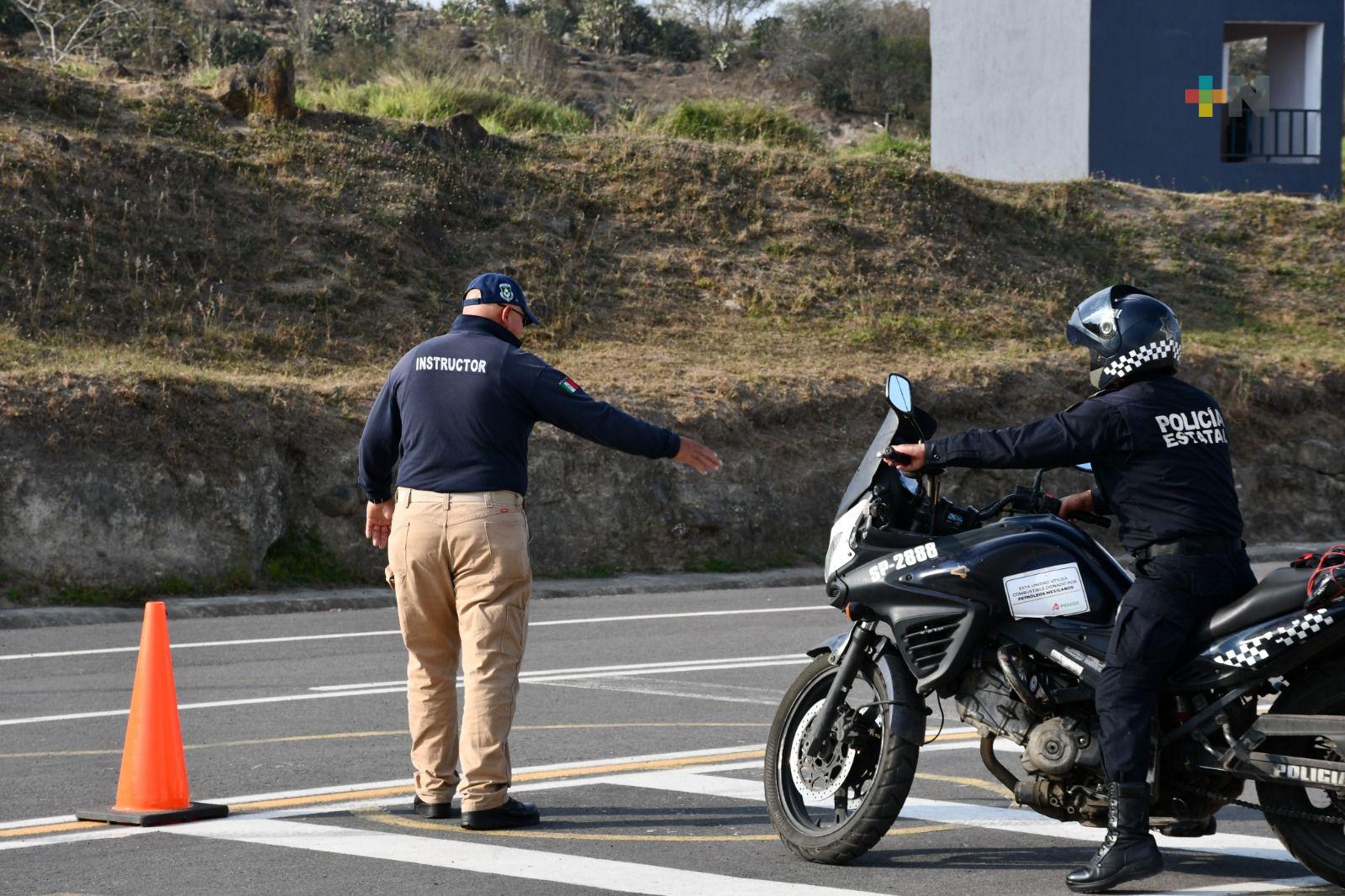 Capacita SSP a más de 200 elementos en conducción de motopatrullas