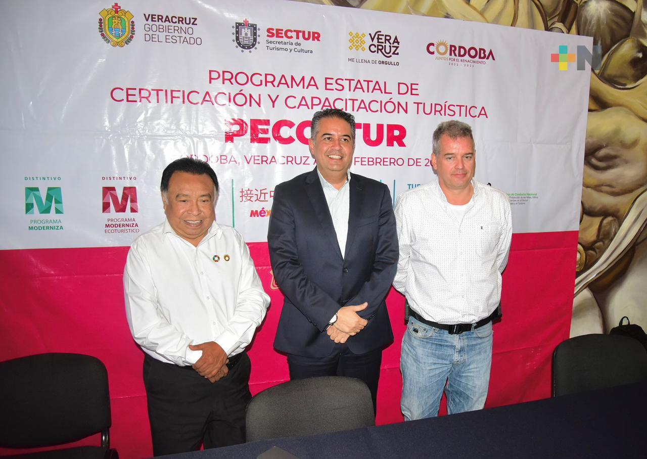 Veracruz, por el primer lugar a nivel nacional en capacitación, profesionalización o actualización en turismo