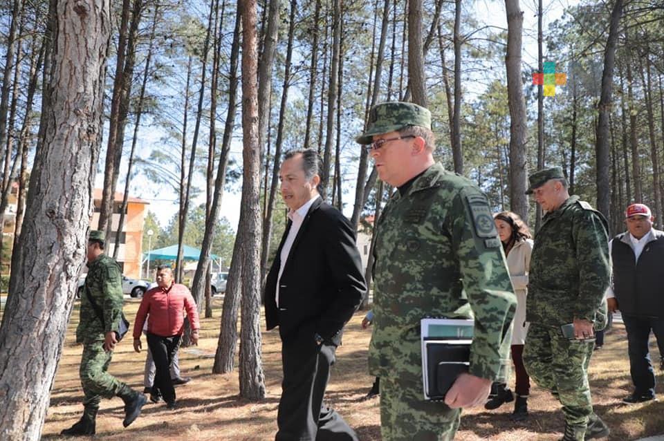 Cuitláhuac García y Eric Cisneros supervisan rehabilitación de Fortaleza de San Carlos