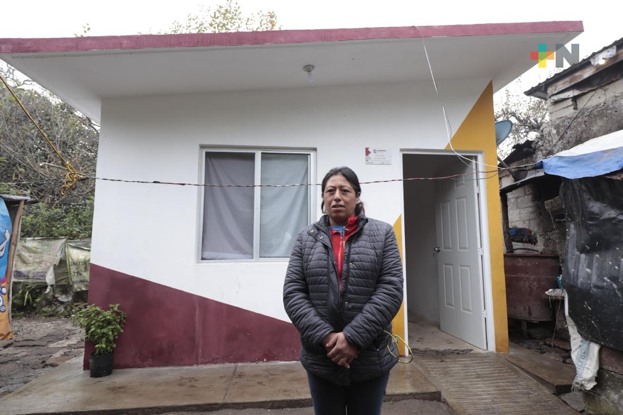 Más de 3 mil acciones de mejoramiento a vivienda de 13 mil 700 veracruzanos: Sedesol