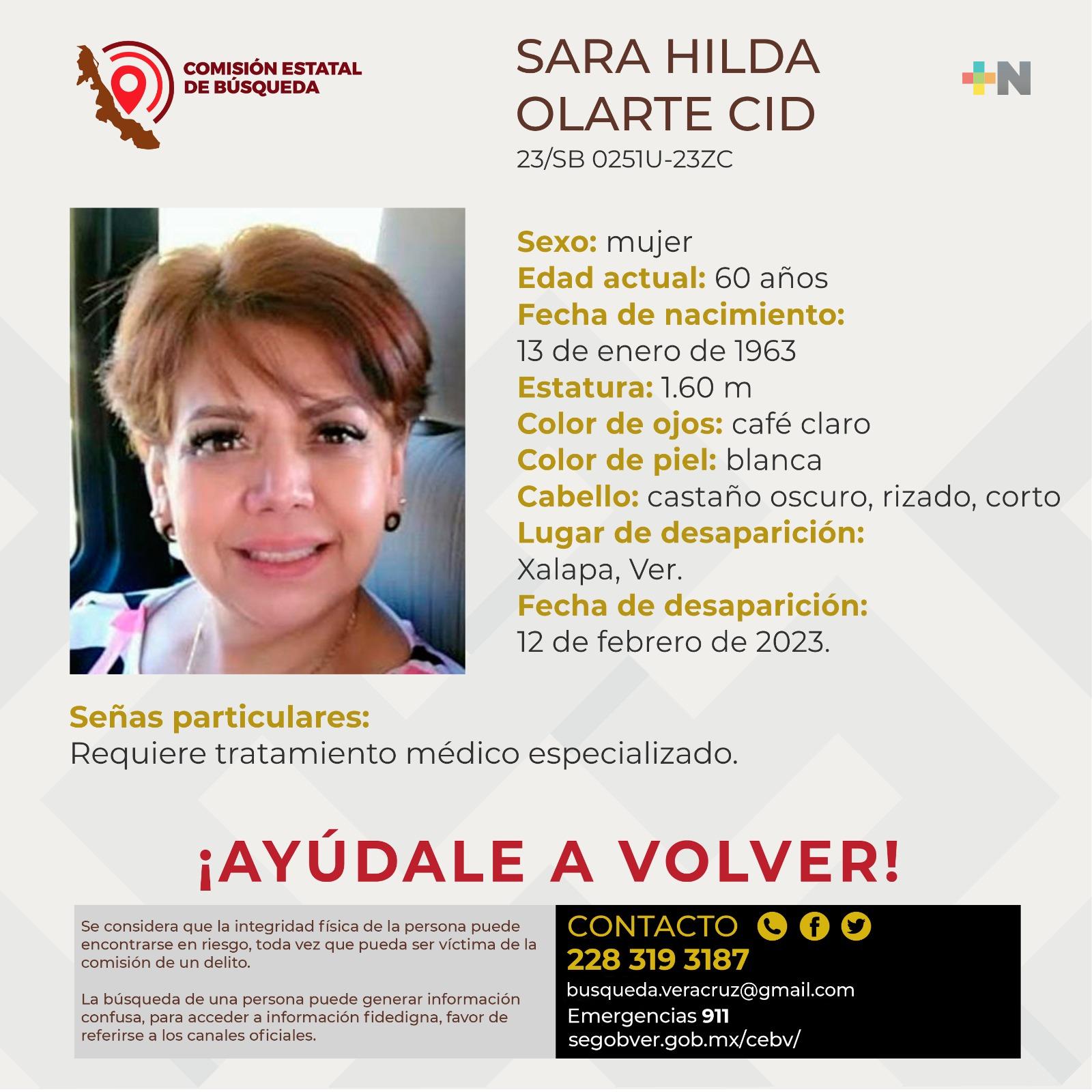 Familiares piden agilizar investigaciones por desaparición de Sara Hilda Oloarte