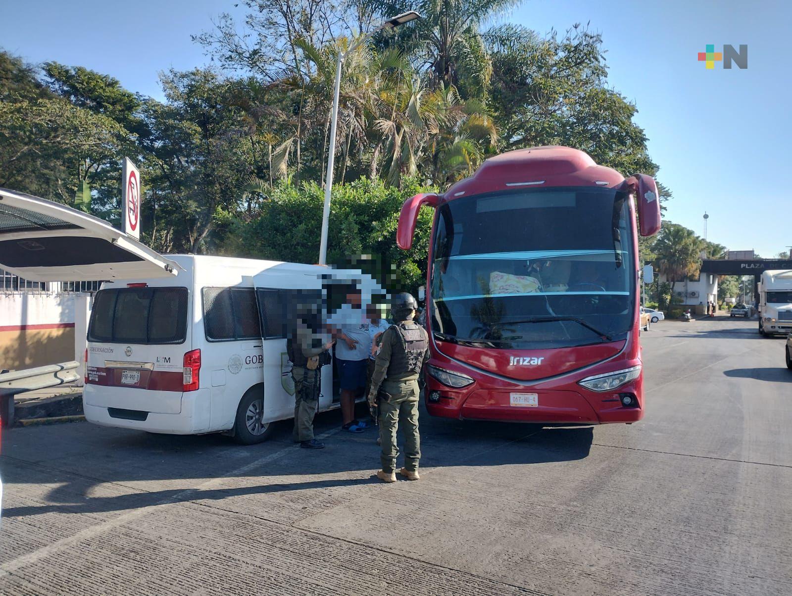 Brinda SSP apoyo humanitario a 33 migrantes en región centro de Veracruz