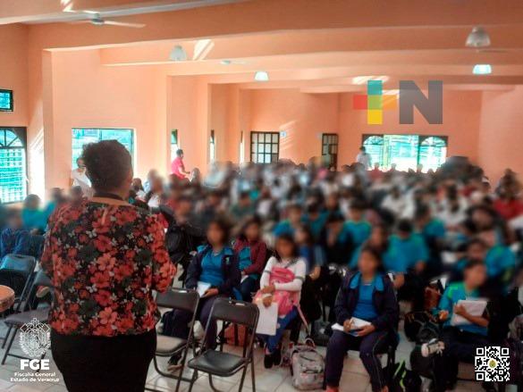 FGE impartió plática sobre “Violencia en el Noviazgo” y “Embarazo Adolescente»