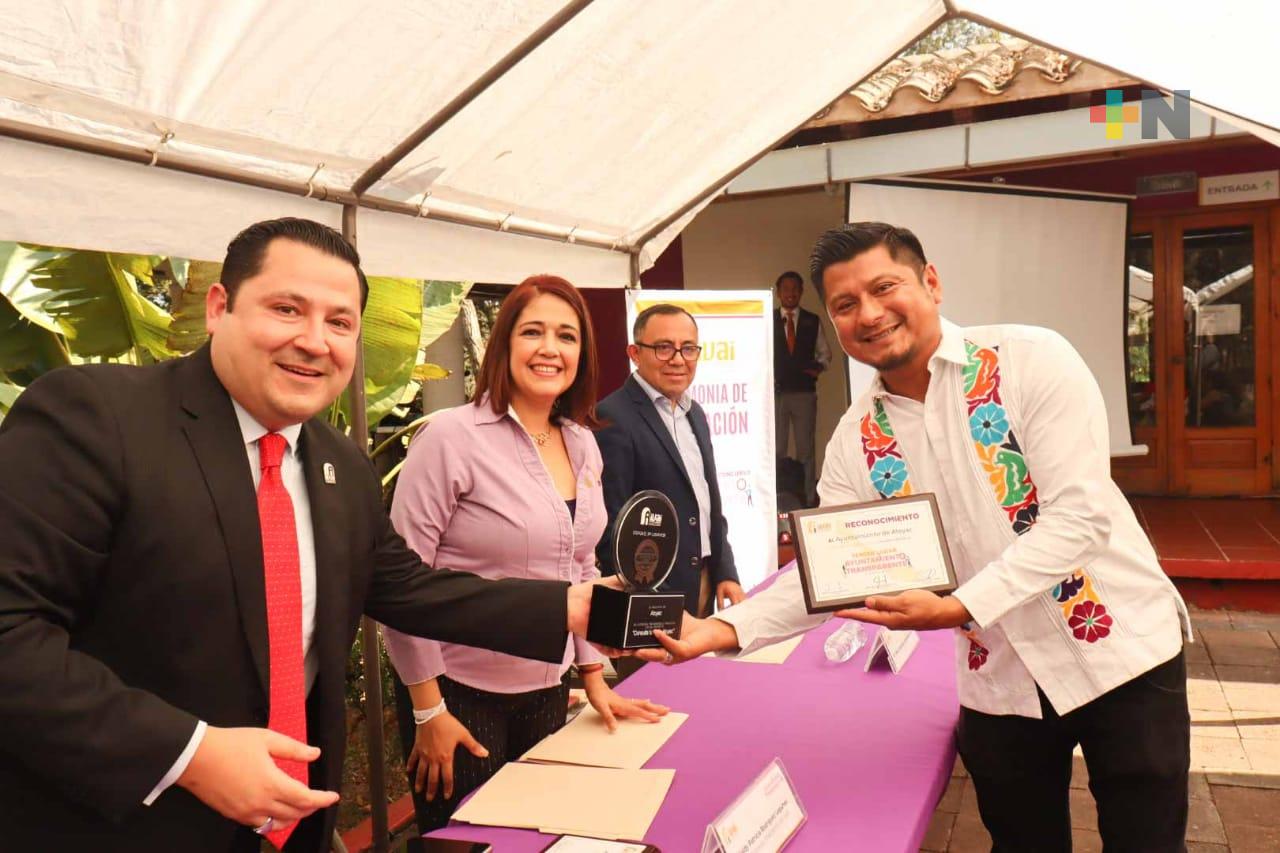 Gana Atoyac tercer lugar en concurso de Ayuntamiento Transparente