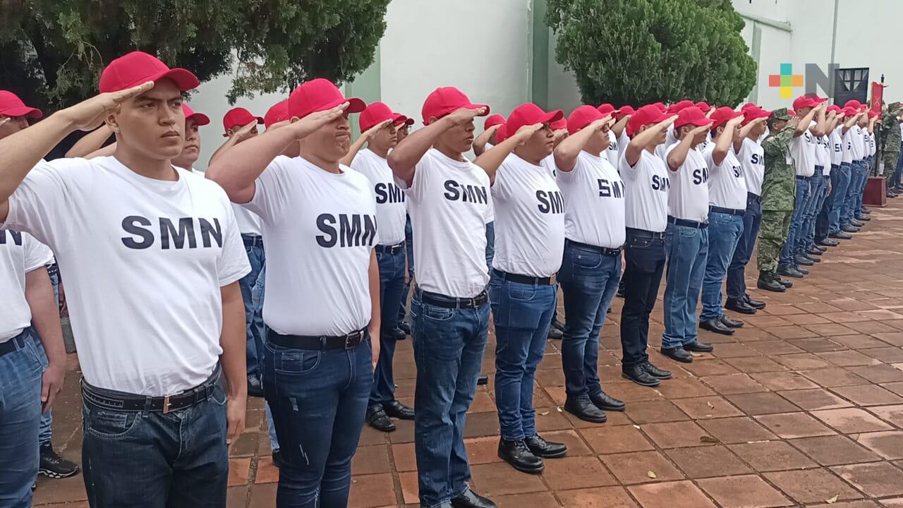 Dan bienvenida a jóvenes que realizarán Servicio Militar en Martínez de la Torre