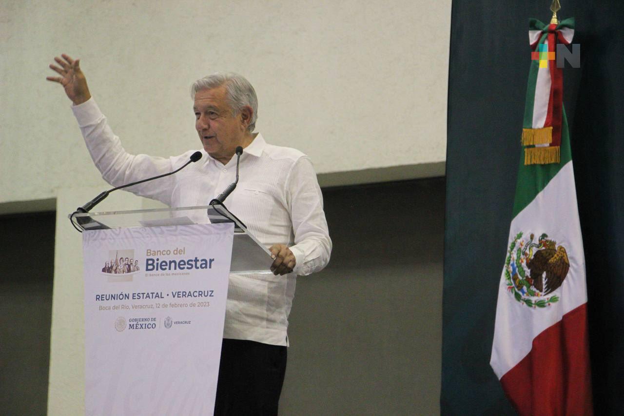 Presidente López Obrador visita zona Veracruz-Boca del Río