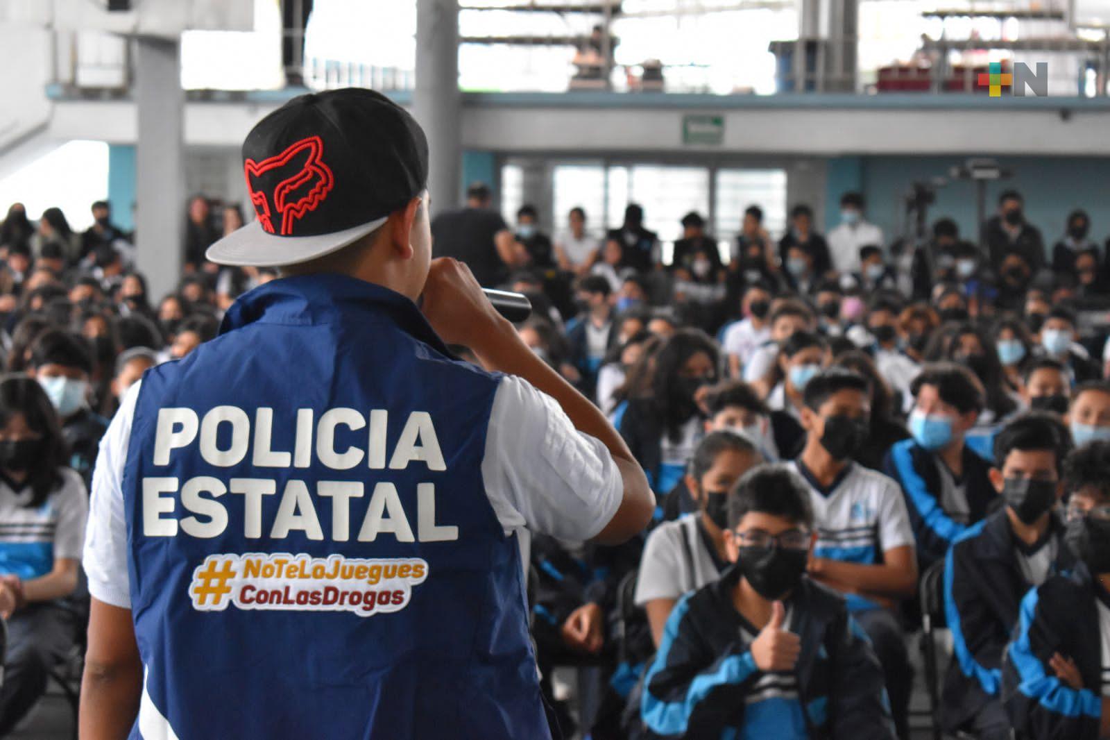 Impulsa Veracruz campaña antidrogas en jóvenes de secundaria y bachillerato