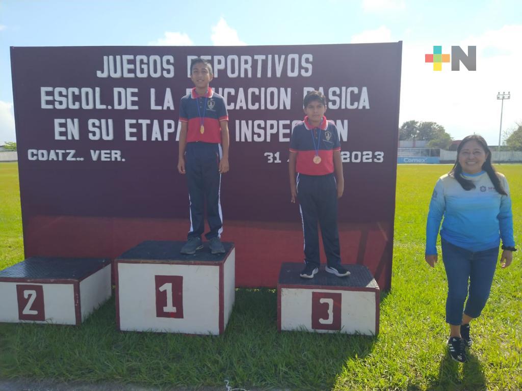 Estudiante de Nanchital obtiene primer lugar en prueba de salto de longitud