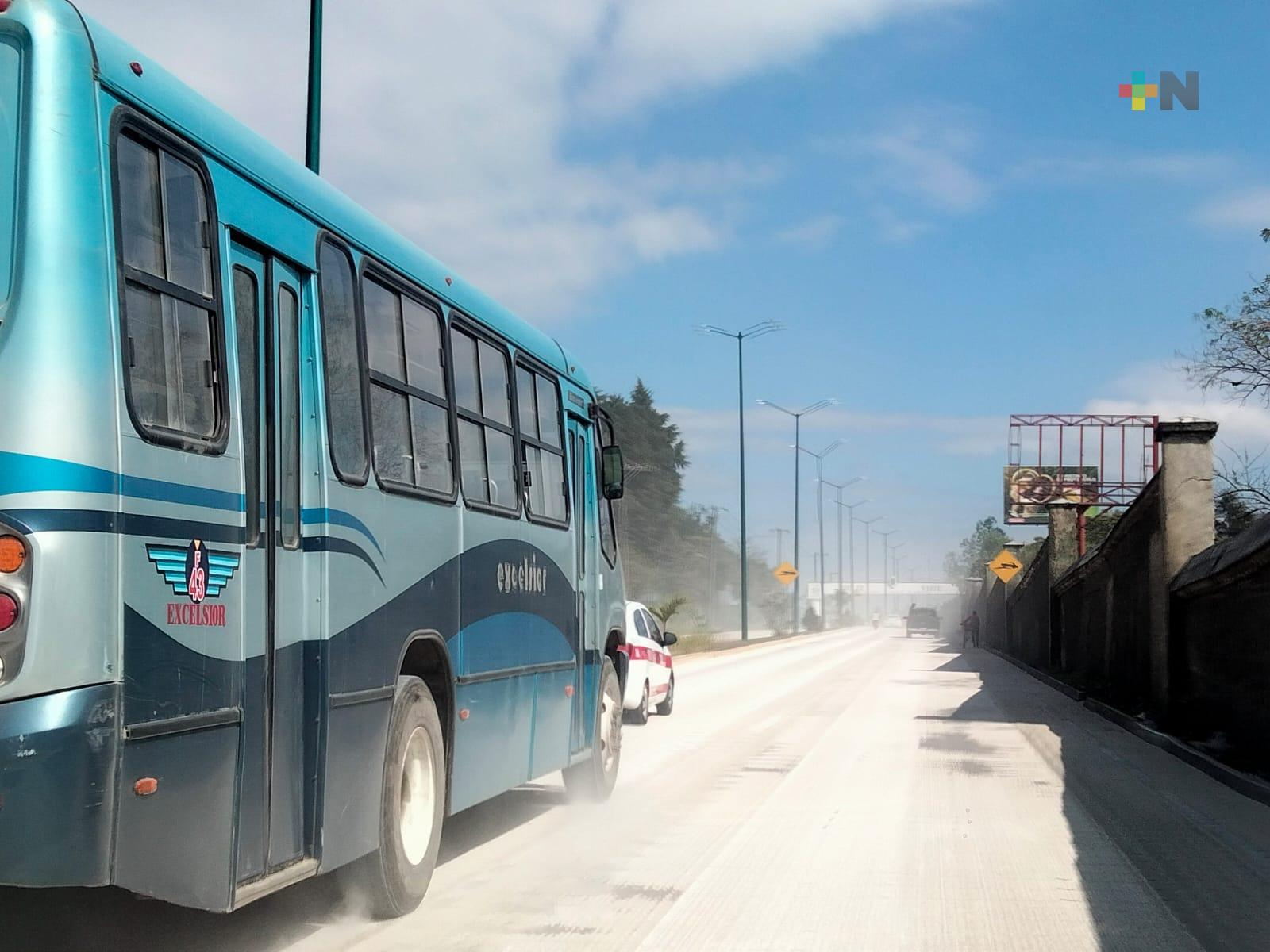 Siguen trabajos de rehabilitación en carretera Xalapa-Coatepec