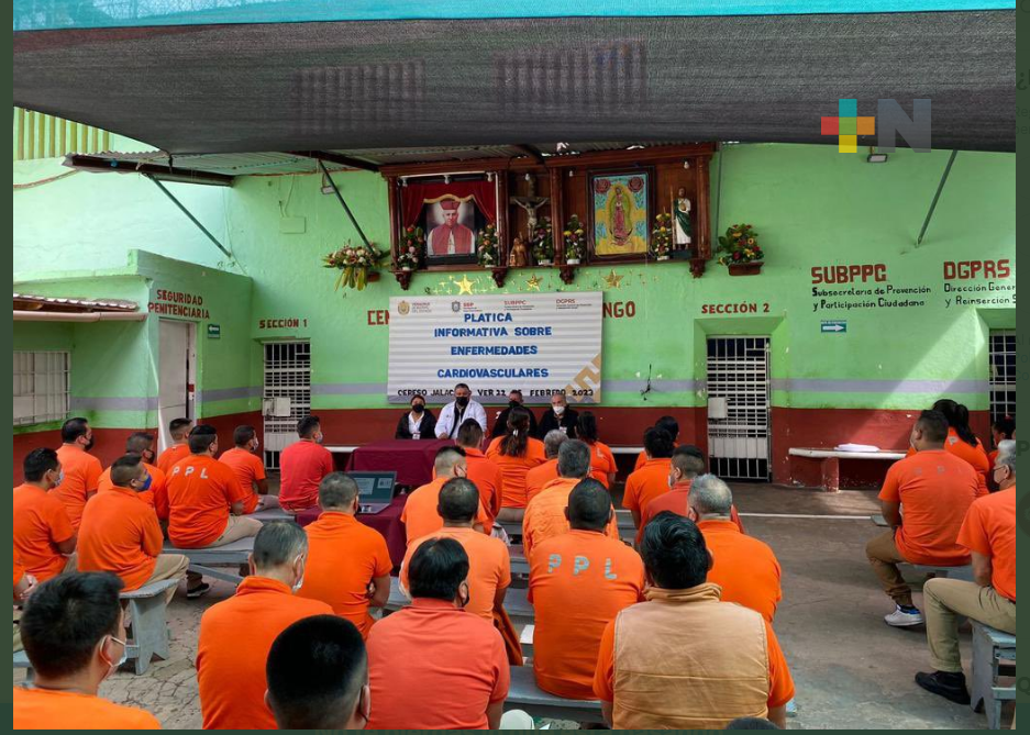 Realiza SSP plática sobre enfermedades cardiovasculares en Jalacingo