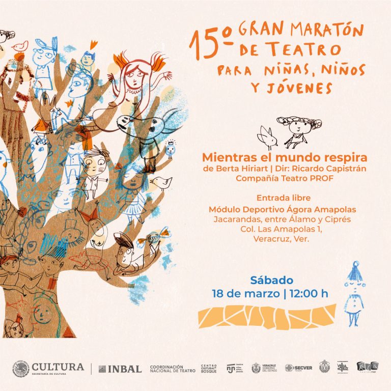 IVEC participa en el 15º Gran Maratón de Teatro para Niñas, Niños y Jóvenes