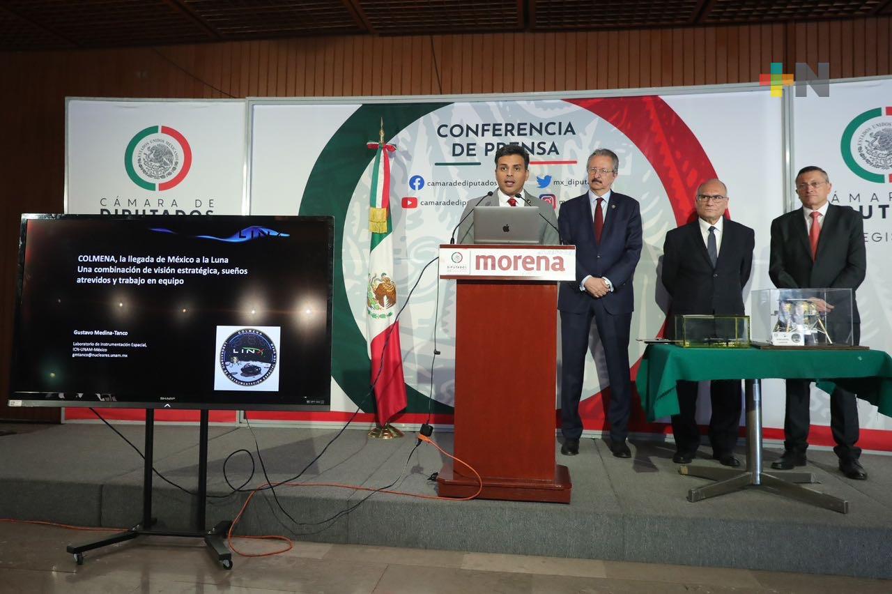 Presentan proyecto “Colmena”, primera misión mexicana que explorará la luna