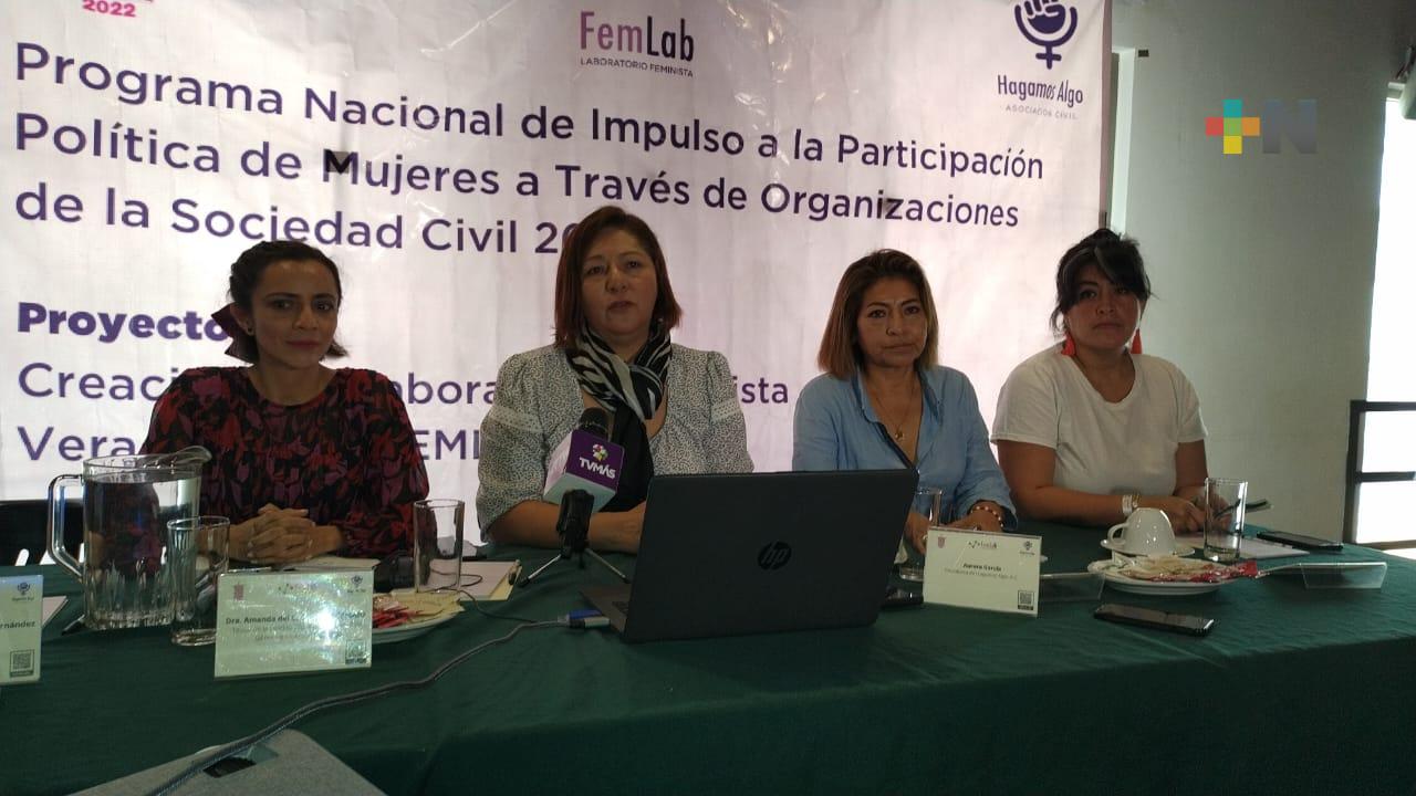 Laboratorio feminista veracruzano dará a conocer resultados de trabajos