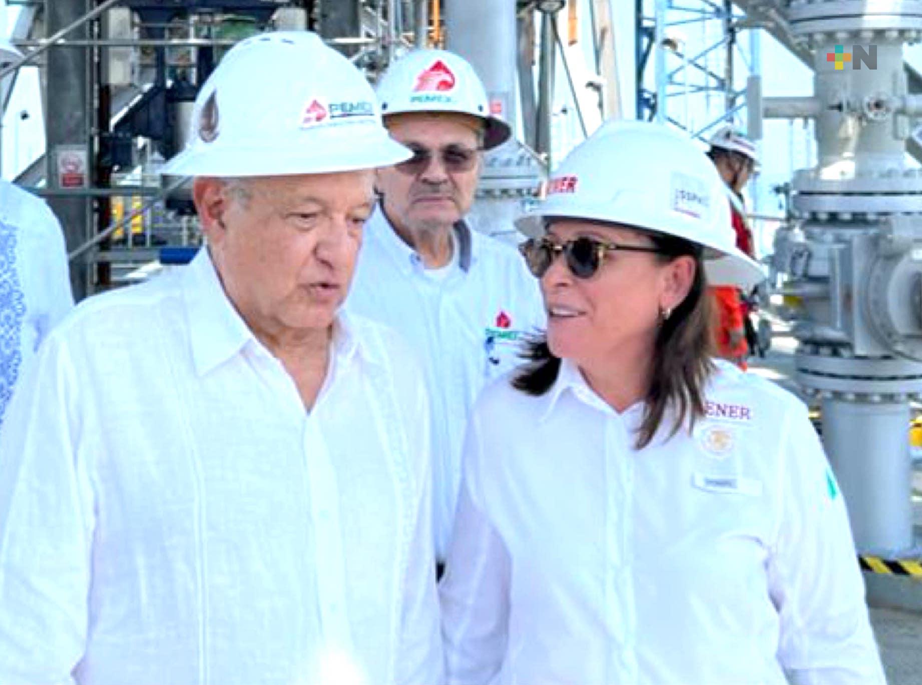 El respaldo del presidente López Obrador nos impulsa a cumplirle a los mexicanos: Rocío Nahle