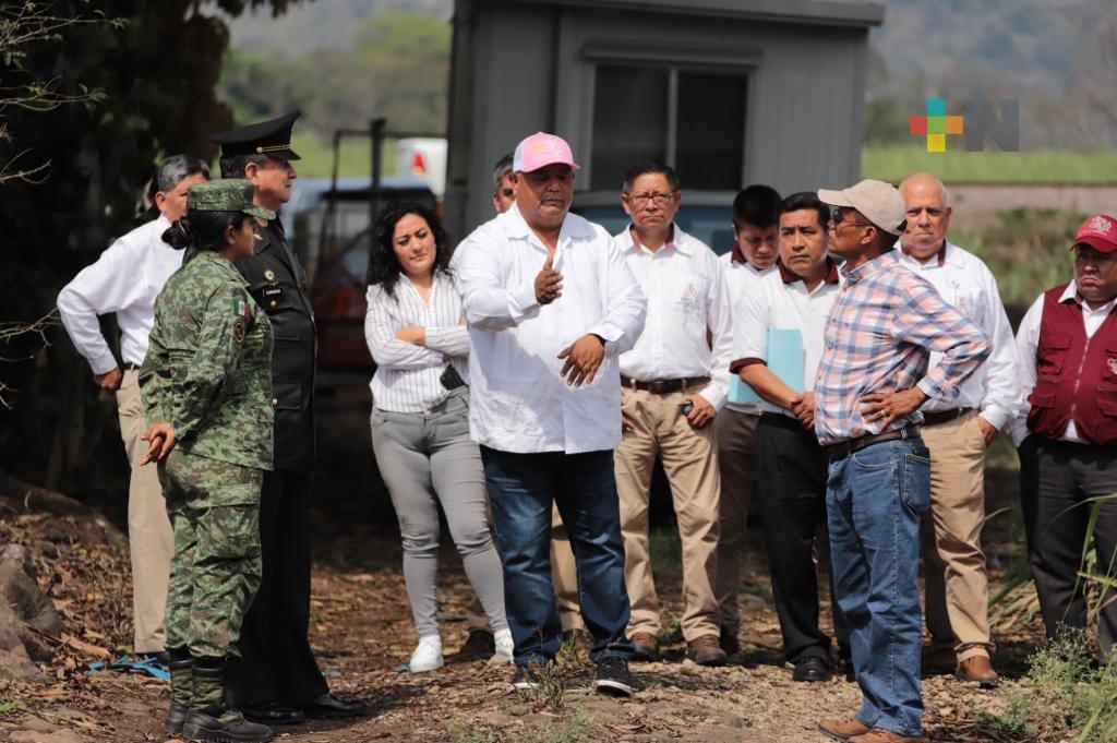 Supervisa Eric Cisneros predio en Amatlán donde construirán módulo de GN