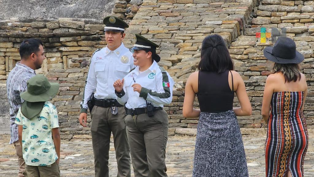 Operativo de seguridad de la FC en zona de El Tajín