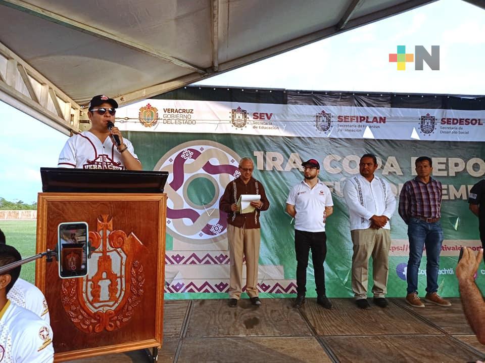 Inauguraron la Copa Tlachtli, en Cosamaloapan