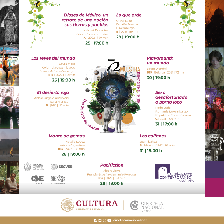 IVEC y la Cineteca Nacional presentan la 72 Muestra Internacional de Cine 2023 en la GACX