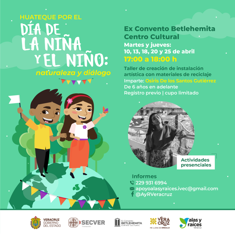 Invitan al “Huateque por el Día de la Niña y el Niño: naturaleza y diálogo” en Exconvento Betlehemita