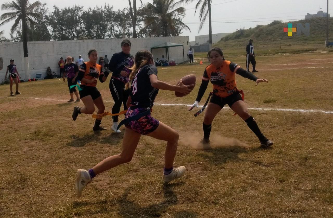 Black Eagles de Minatitlán ganadoras de Liga de Tocho Flag de Coatzacoalcos