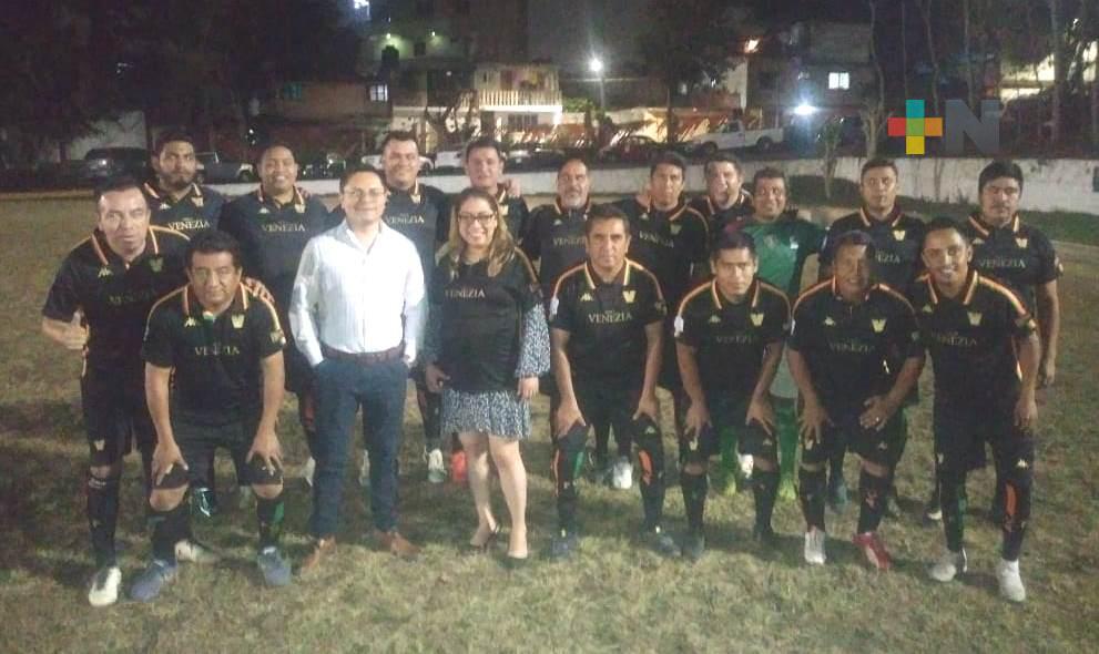 CMAS Xalapa marcha bien en torneo de futbol Interdependencias