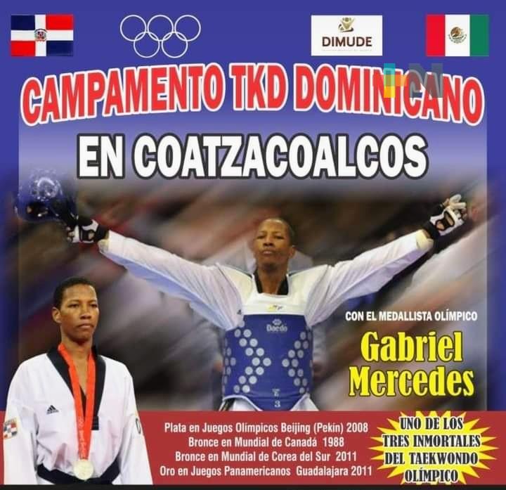 Medallista olímpico dará campamento de taekwondo en Coatza