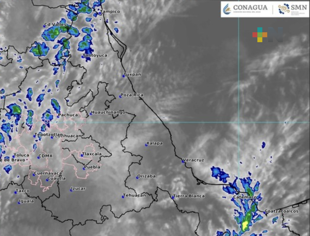 Ambiente muy caluroso con viento del sur y lluvias aisladas en Veracruz: Conagua