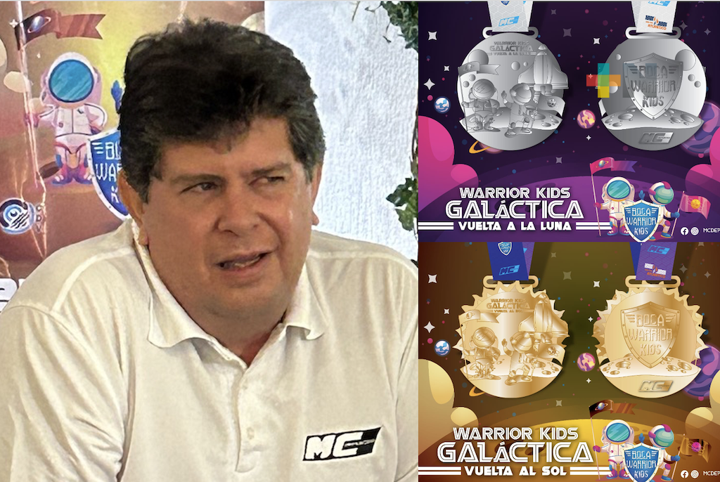 Presentan las medallas Warrior Kids Gálactica, «La Vuelta a la luna y la Vuelta al sol»