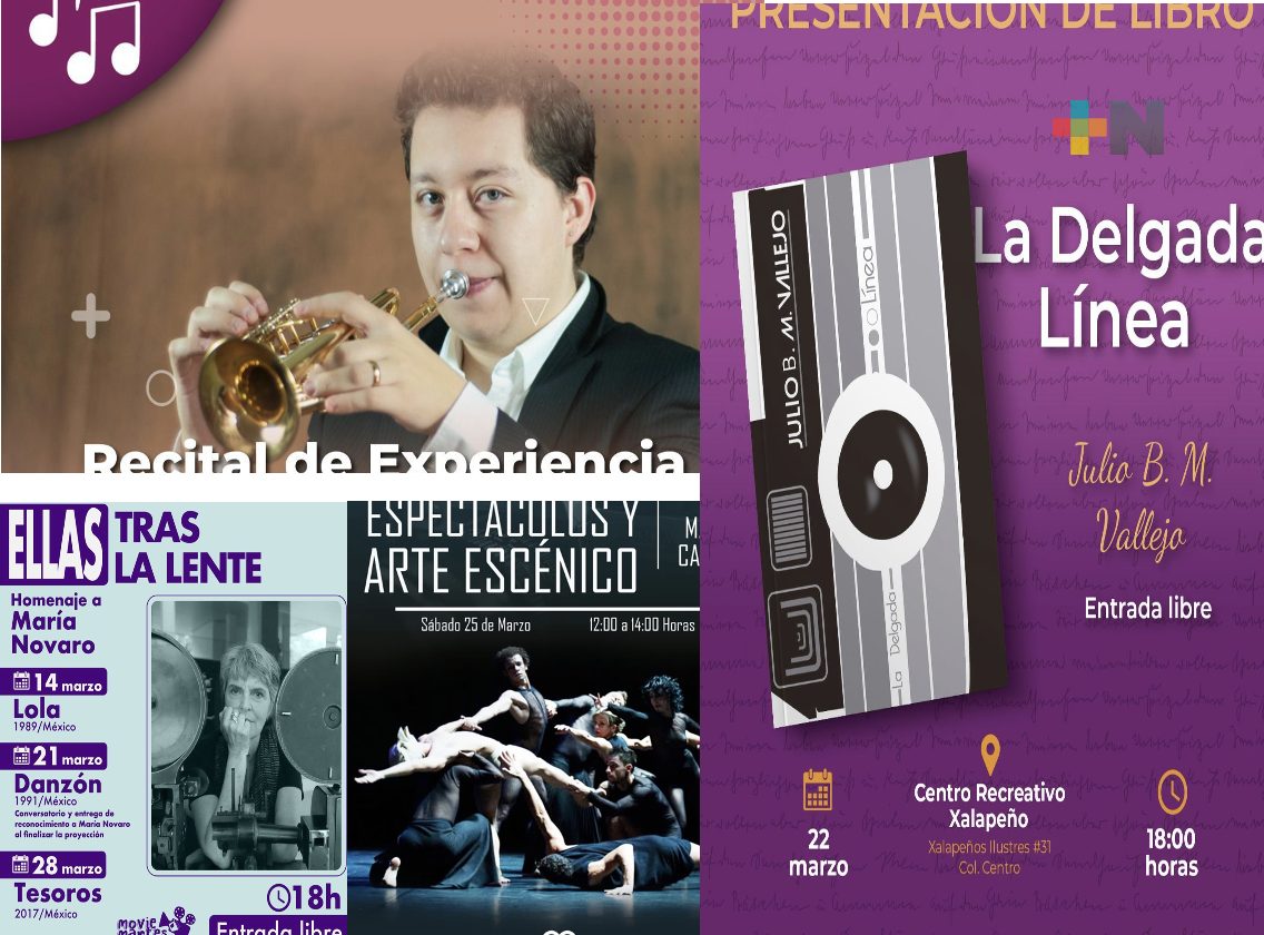 Marzo, con atractiva agenda cultural en Xalapa