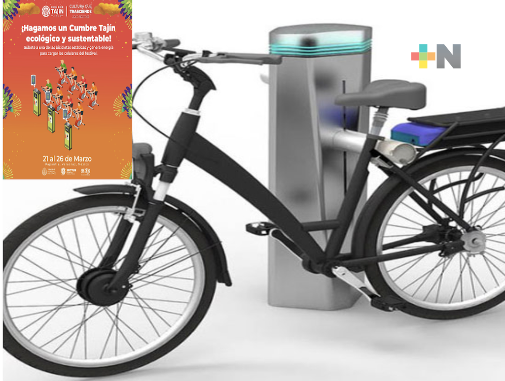 En Cumbre Tajín 2023 los celulares se cargan ecológicamente