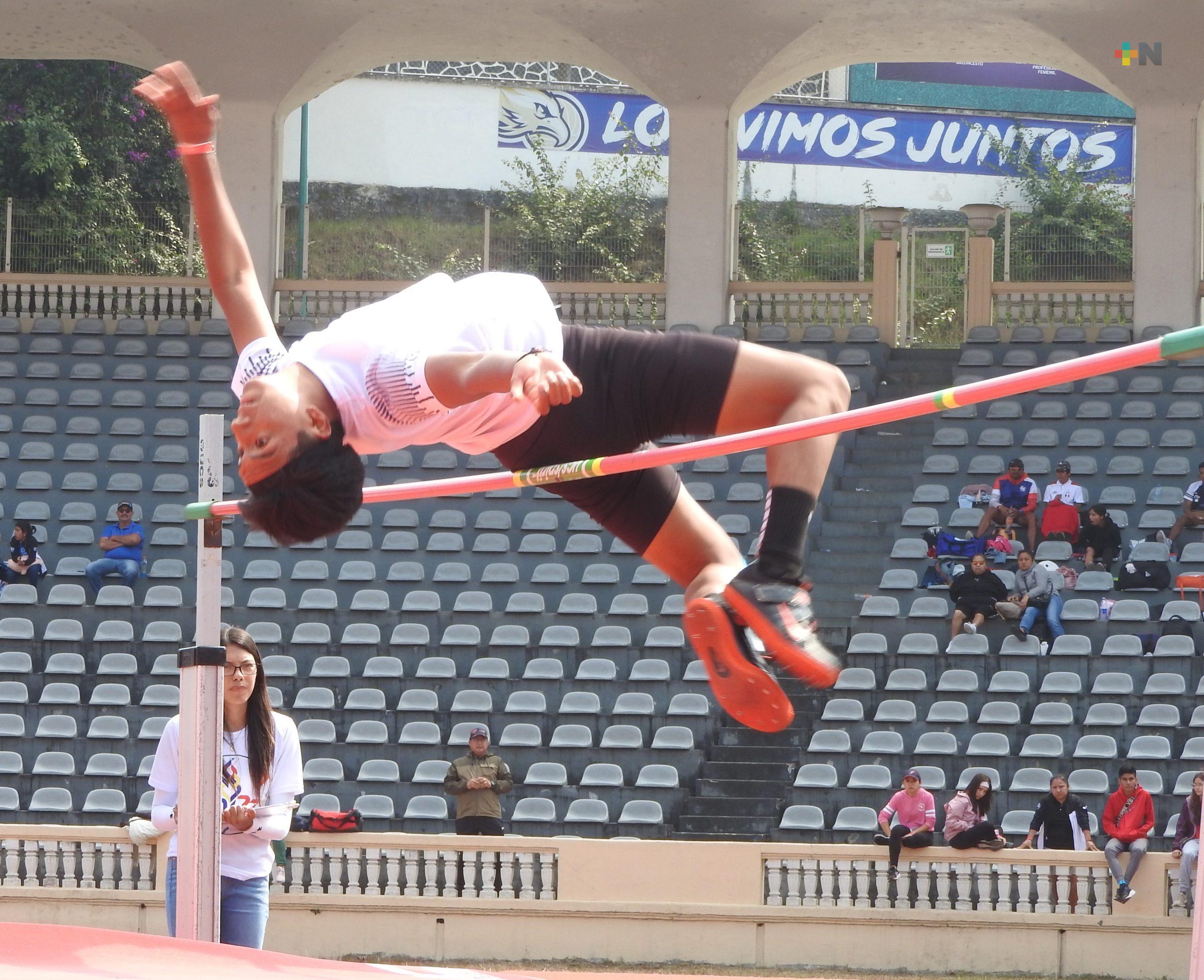 Concluye el selectivo estatal de atletismo, en Xalapa