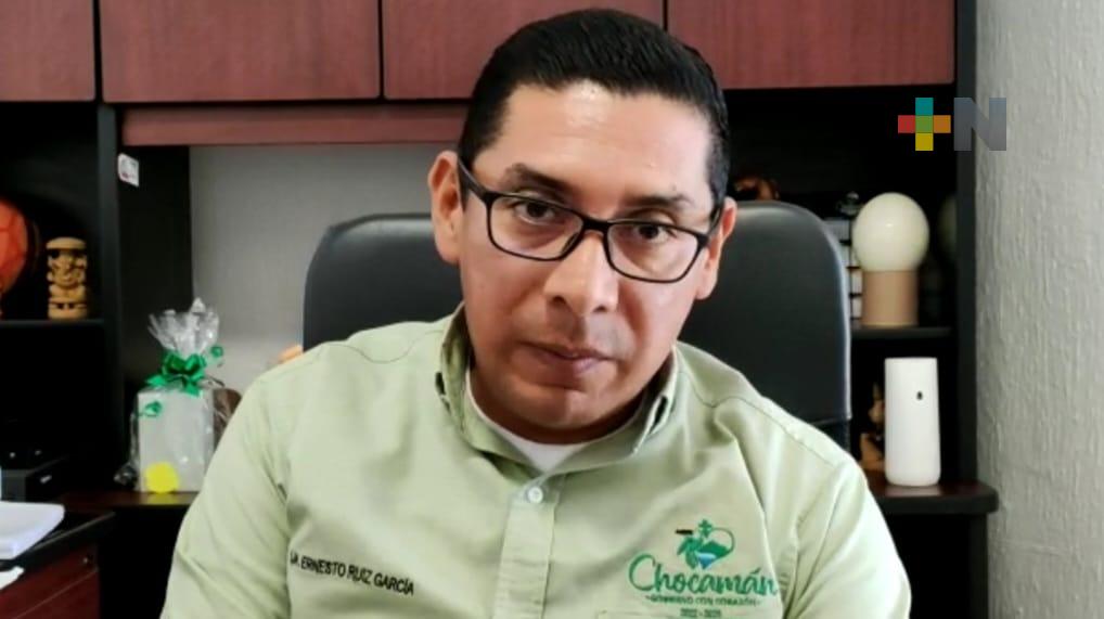 Chocamán desarrolla proyecto para ampliar red de agua