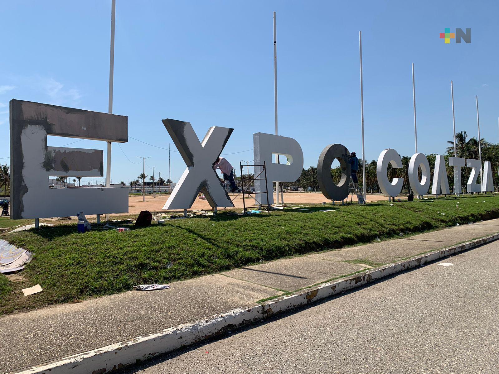 Remozan instalaciones para la Expoferia Coatzacoalcos 2023