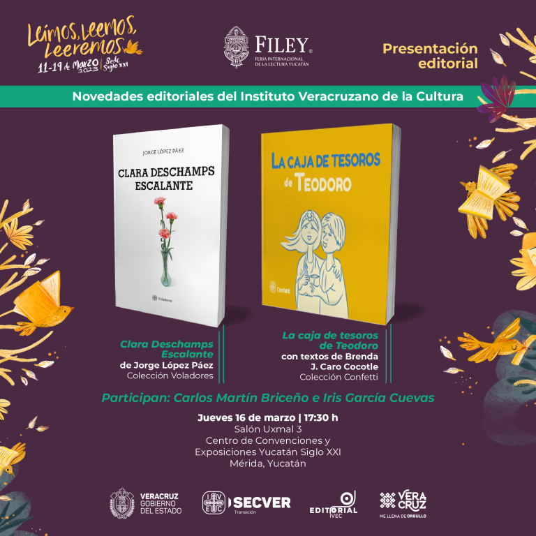Participa IVEC en la FILEY 2023 con la presentación de sus novedades editoriales
