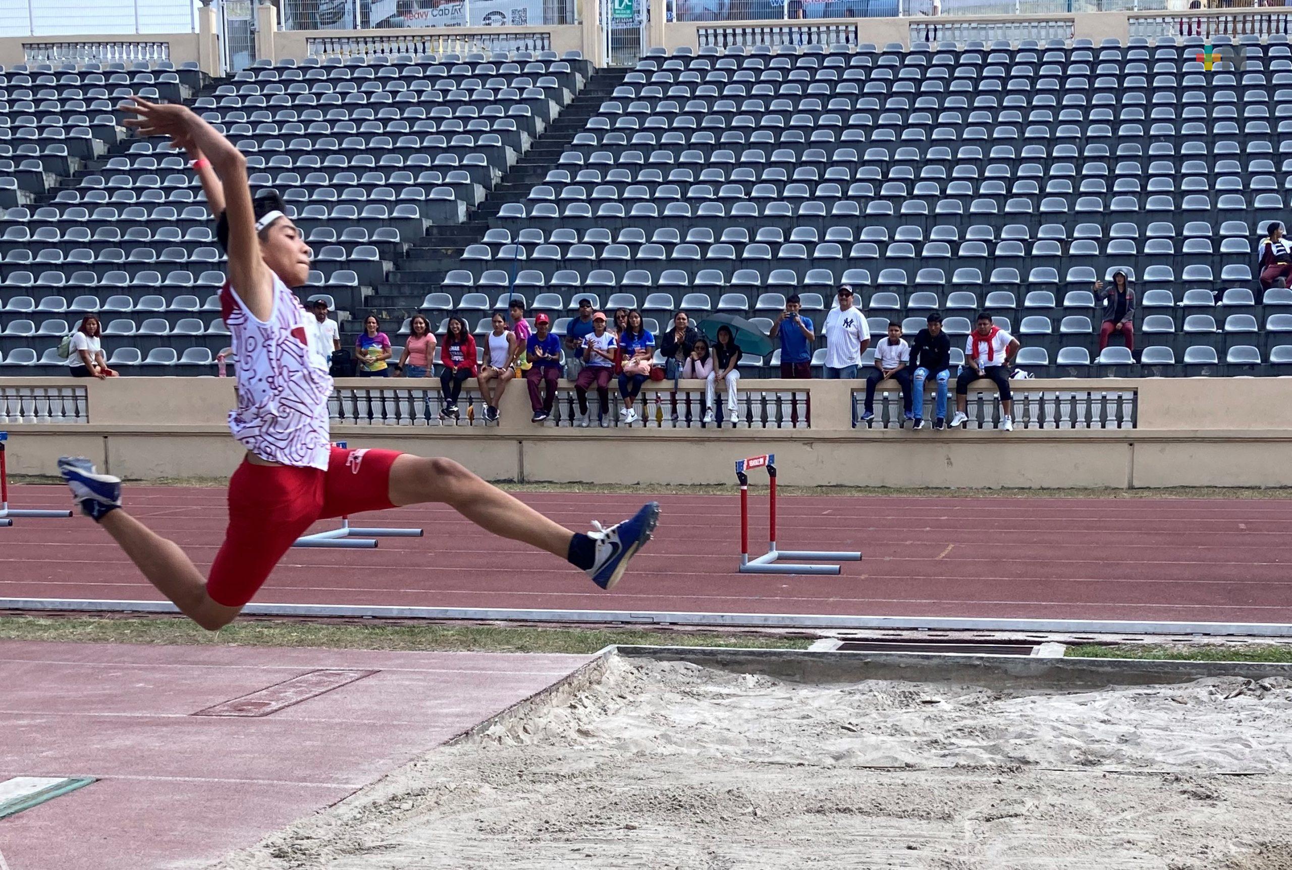 Destacan Xalapa y Boca del Río en segundo día del selectivo de atletismo