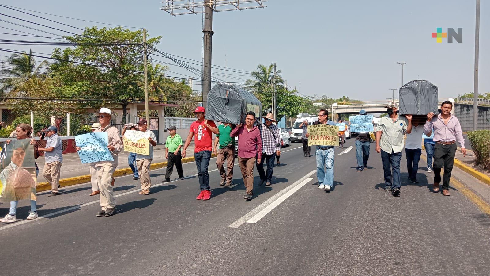 Marcha para exigir justicia en caso de trabajadores de Tenaris-Tamsa asesinados