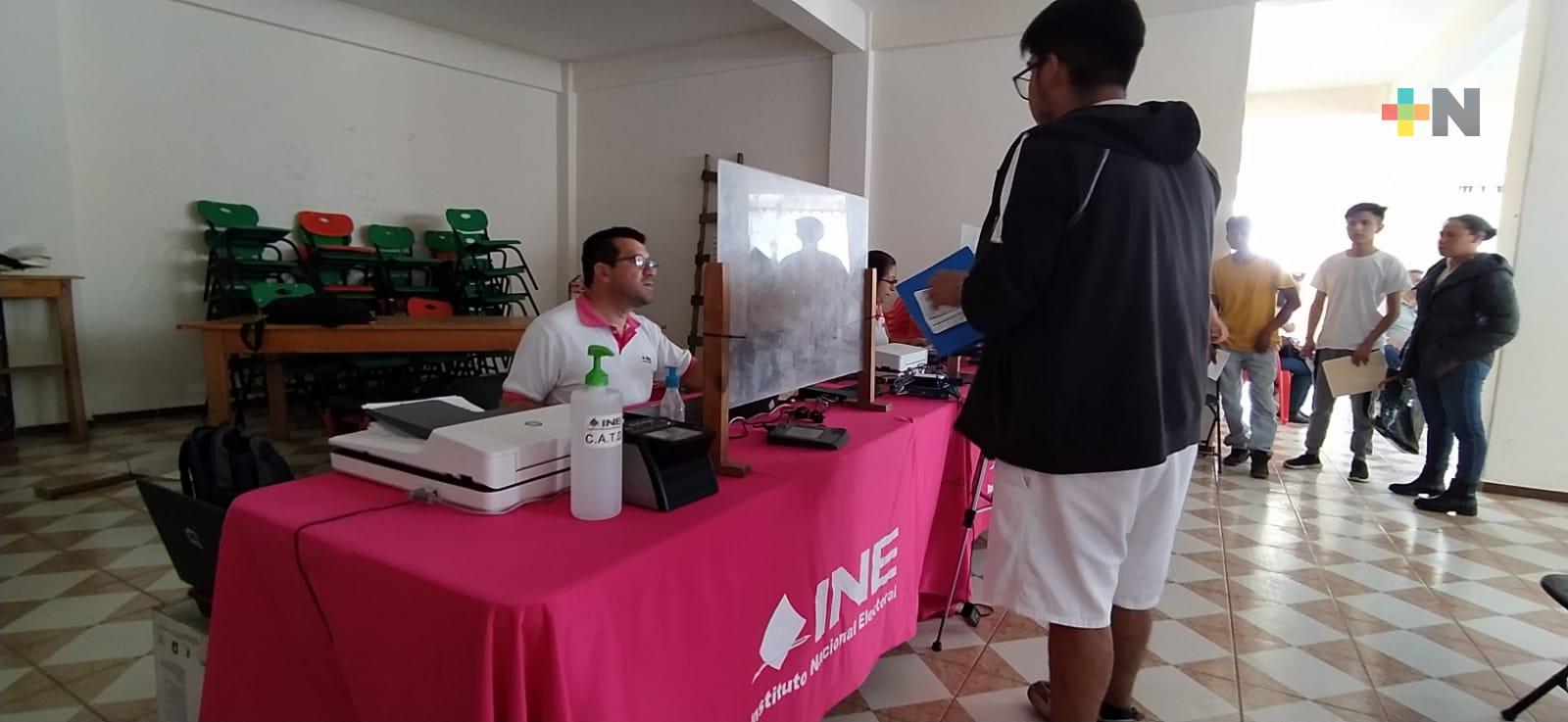 Operarán módulos itinerantes del INE para actualizar padrón electoral en región Xalapa