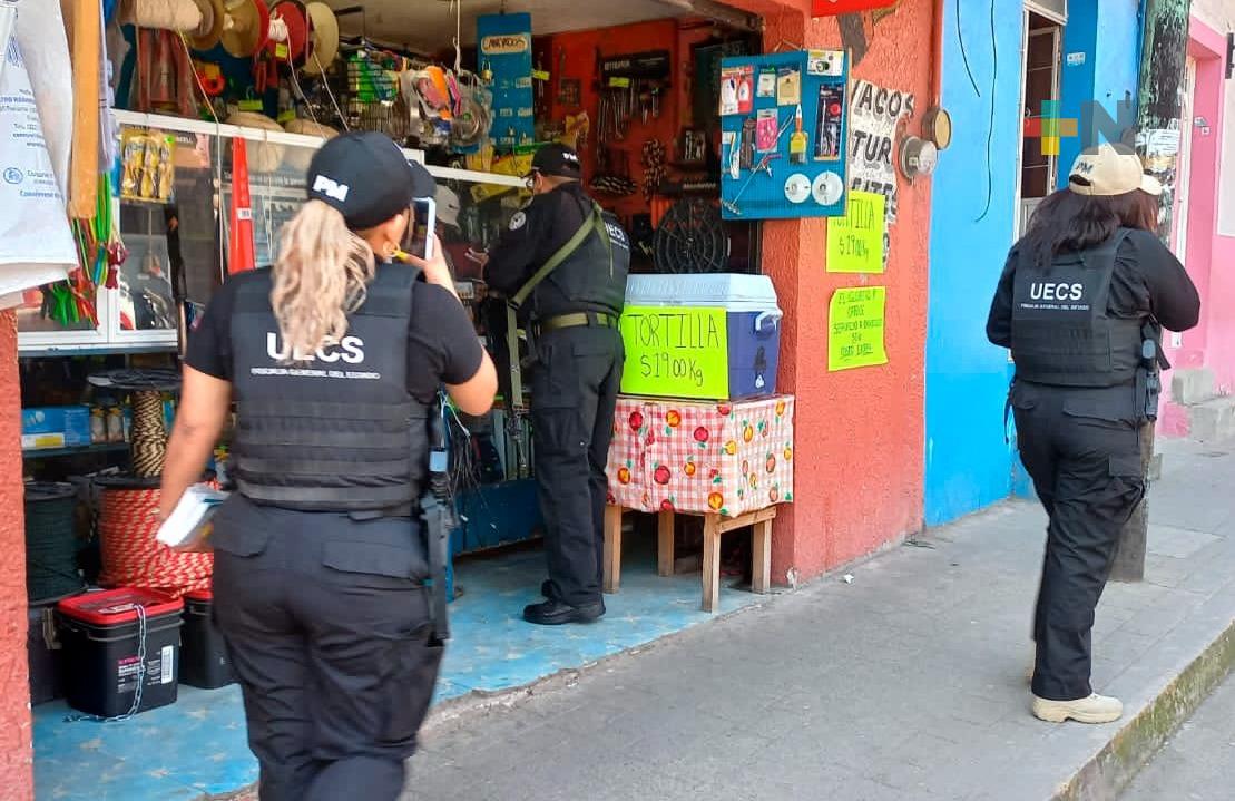 UECS imparte plática relacionada con  secuestro y engaño telefónico a comerciantes