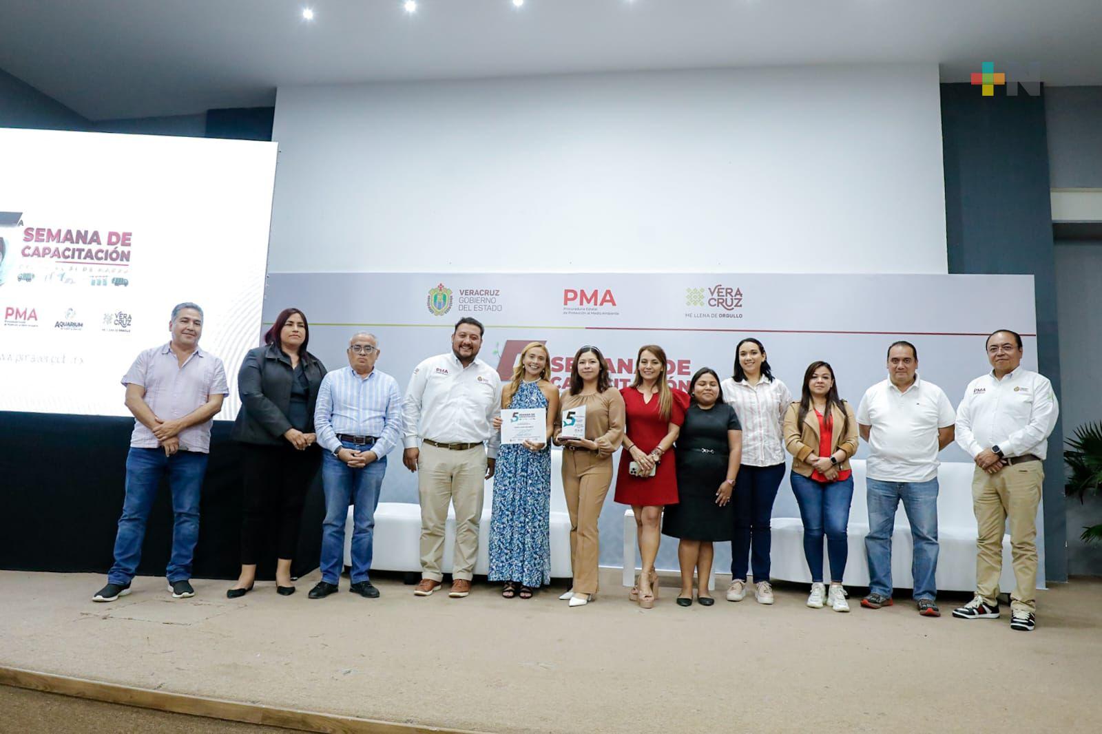 Con ponencias magistrales sobre el cuidado del medio ambiente concluye la quinta Semana de Capacitación de la PMA