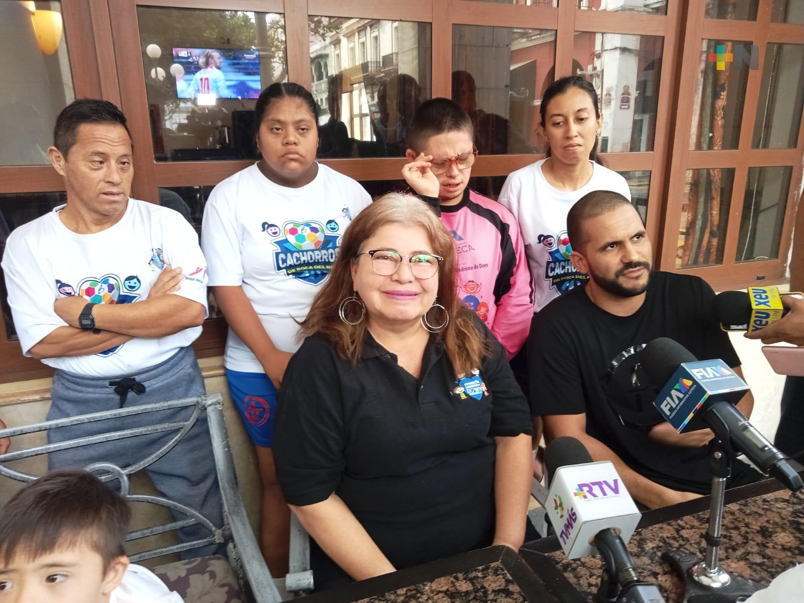 Futbol para personas con síndrome de Down en el «Beto Ávila»