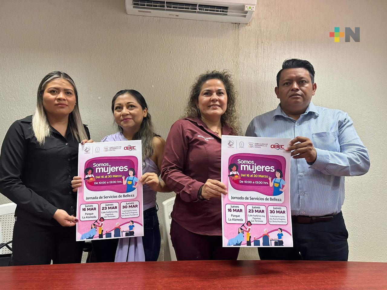 «Somos mujeres», proyecto que brindará servicios de belleza gratuitos