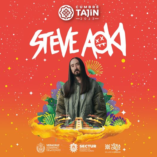 Turismo confirma a DJ Steve Aoki en cartelera de Cumbre Tajín